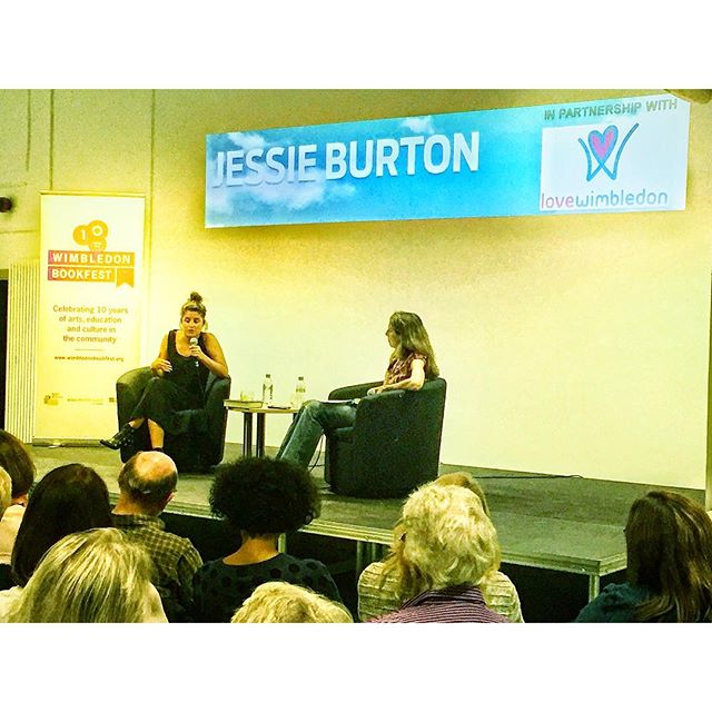 #bookfest10 with Jessie Burton & Jennifer Cox #LoveWimbledon #ladywimbledon