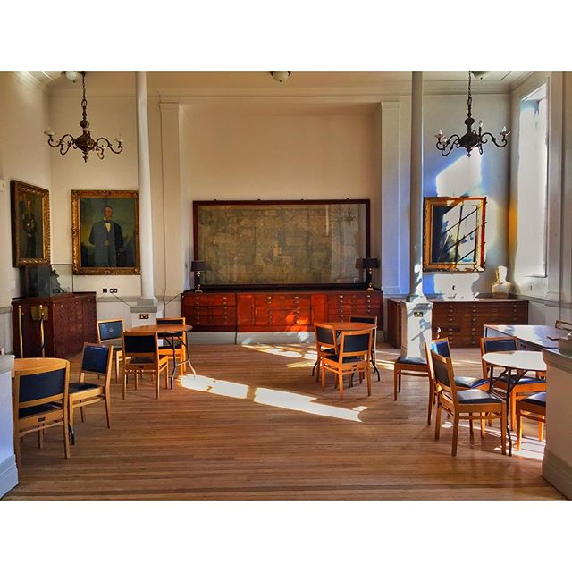 The Map Room at the Royal Geographical Society @RGS_IBG on a beautiful autumn day.  #rgs #picoftheday #londonlife