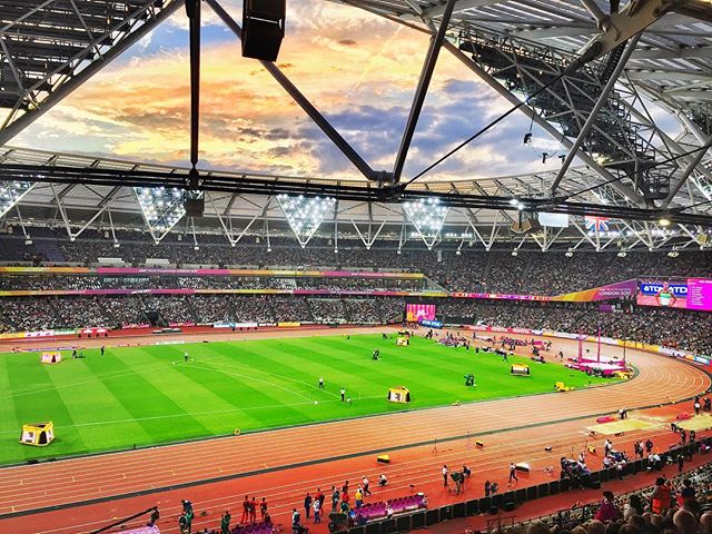 World athletics championships is underway #iaafworlds #london2017 #usainbolt #brilliant #lovelondon