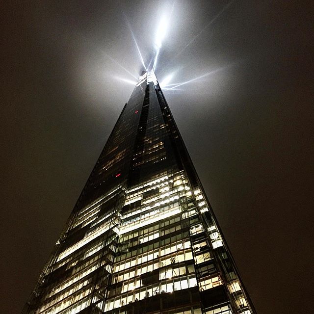 London's looking magnificent on a misty evening.