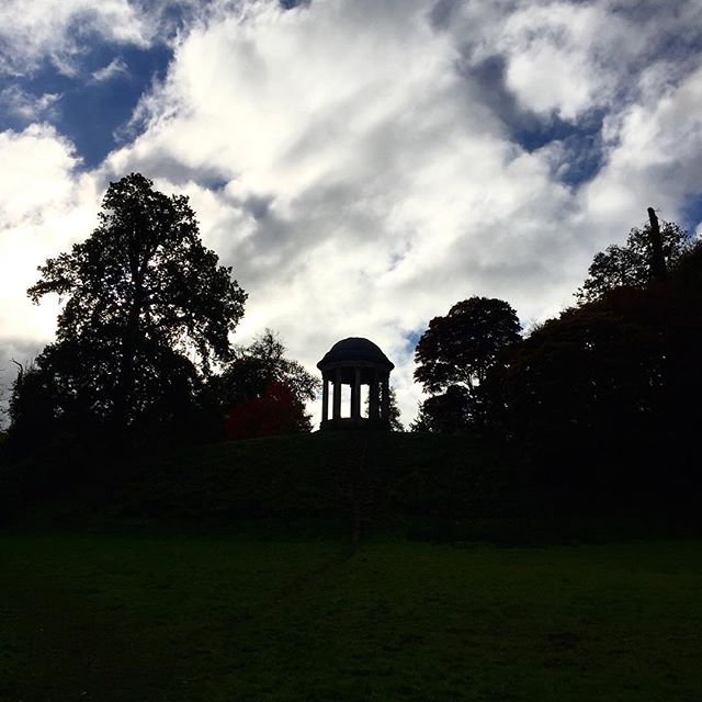 The Rotunda Folly at Petworth House looking spooky on bonfire night.  it's gorgeous in the sunlight see earlier photo